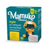 MAMUKO BIO auzu, zaļo griķu un miežu smalcinātu graudu putra