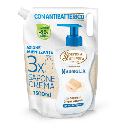 Spuma di Sciampagna šķidrās krēmziepes MARSIGLIA REFILL