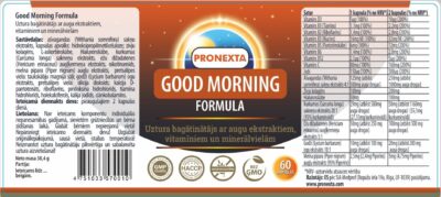 PRONEXTA Good Morning formula sastāvs