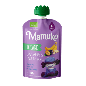 Mamuko BIO Banānu-Plūmju biezenis