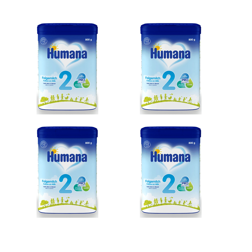 Humana 2 PRO Balance 800 g x 4 komplekts Humana 2 PRO Balance 800 g x 4 komplekts