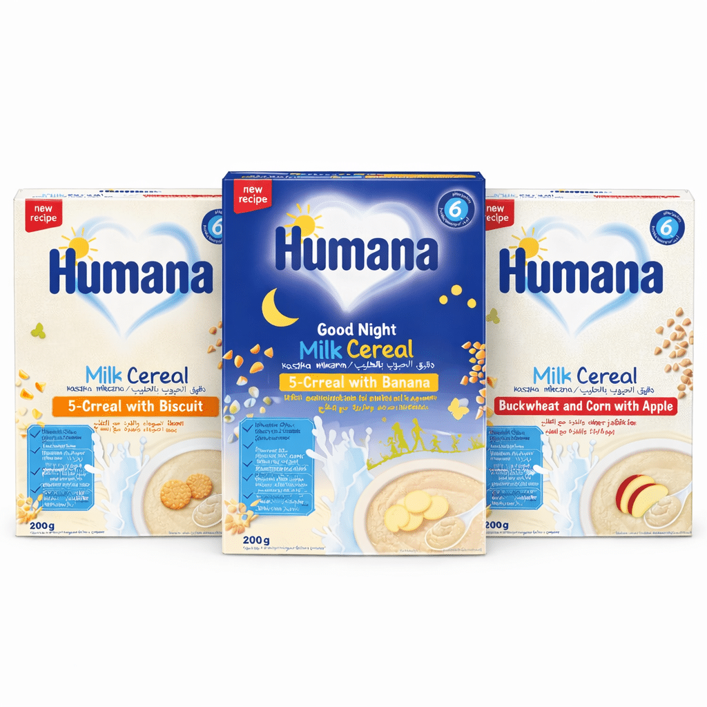 Humana piena putru komplekts 6 x 200g Humana piena putru komplekts 6 x 200g